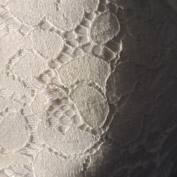 Cute Lace and Floral Strapless Dress - Picture 7 of 7